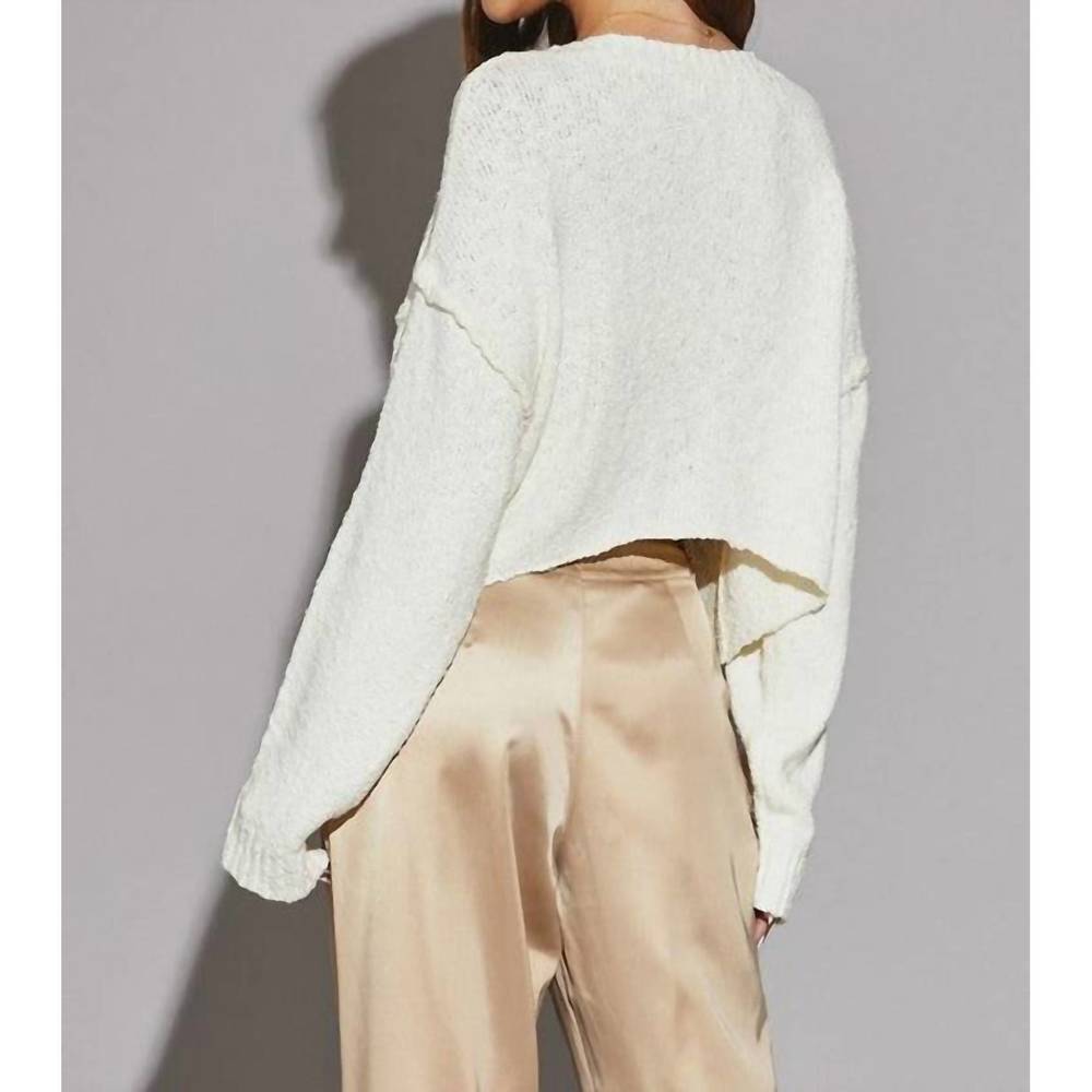 NEW MUSTARD SEED bridget knit top in cream - Picture 3 of 3